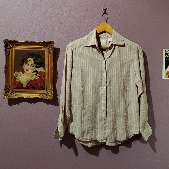 Gap linen button up shirt - Picture 4 of 7